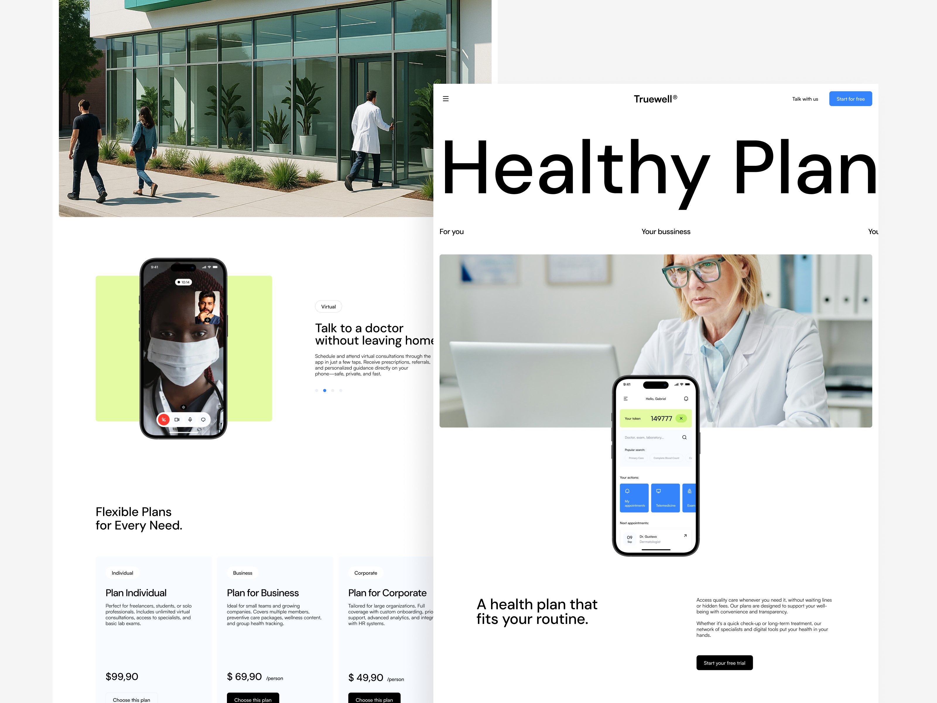 Example of Landing Page