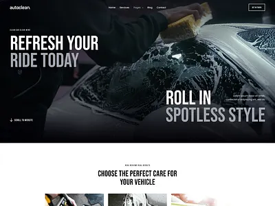Auto Clean - Car Wash & Repair Shop WordPress Theme design illustration ui web design web development webdesign woocommerce wordpress wordpress theme wordpress themes