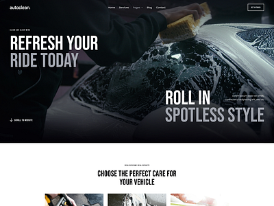Auto Clean - Car Wash & Repair Shop WordPress Theme design illustration ui web design web development webdesign woocommerce wordpress wordpress theme wordpress themes
