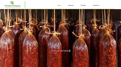 Prestige Packaging graphic design logo web design website design