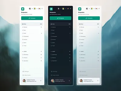 Kicking Off a Design Study for an AI-Powered Email Platform dashboard design email marketing menu navigation omnichannel plataform product saas ui