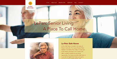 LeParc Safe Haven branding graphic design logo