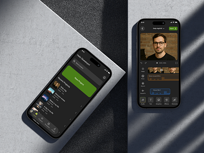 Video Editing Mobile App mobible app ui ui design video editing video editing app