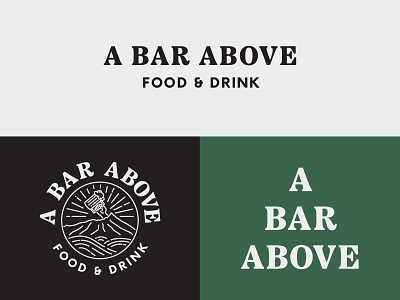 A Bar Above branding graphic design logo