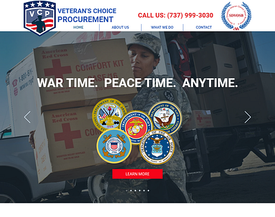 Veteran's Choice Procurement branding graphic design logo