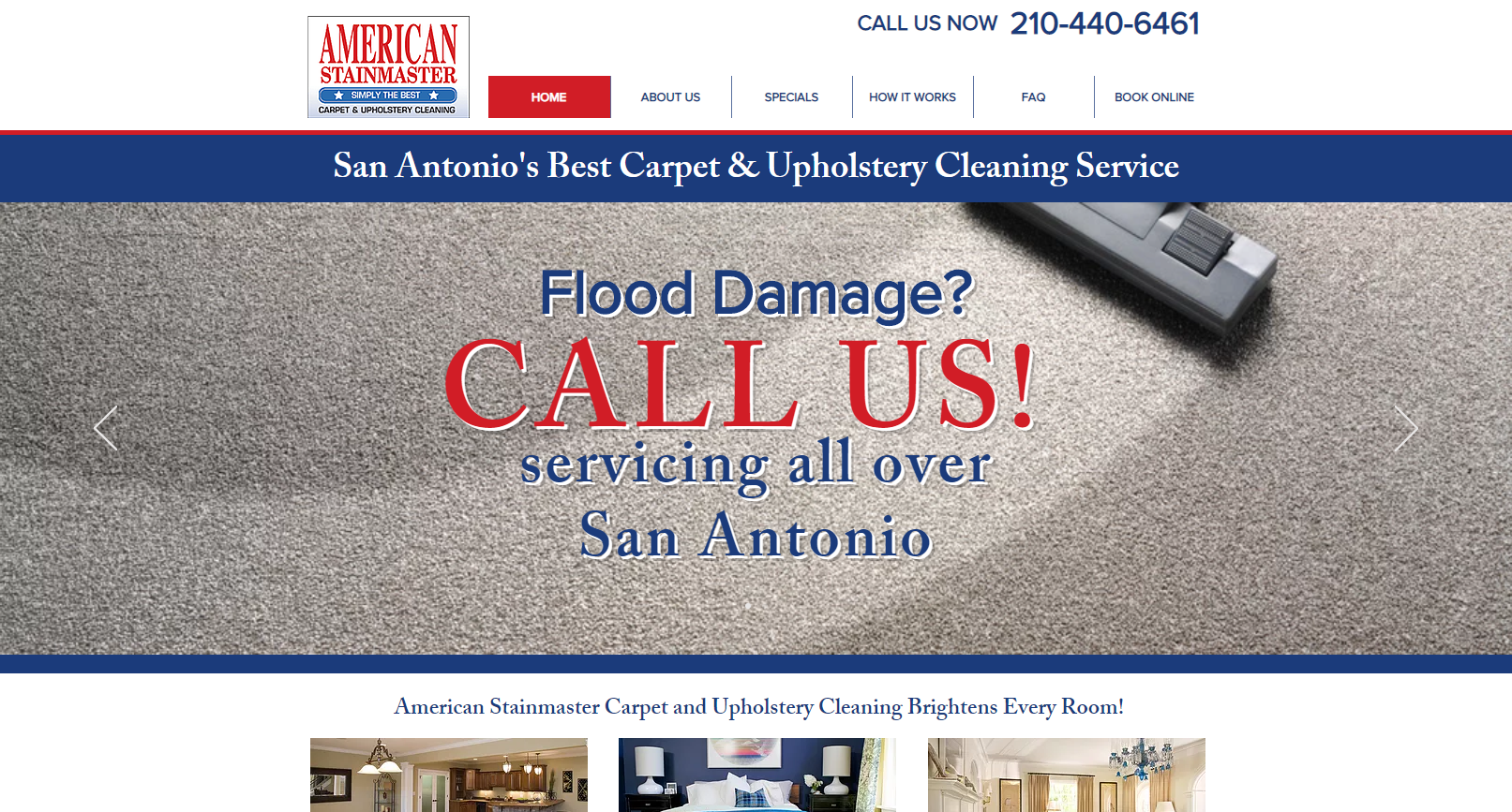 American Stainmaster branding web design