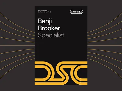 DSC Labs application brand branding color dsc lab logo logomark minimal retro video vintage wordmark