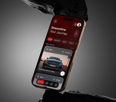 Car Rental App & UX/UI app design design mobile app ui