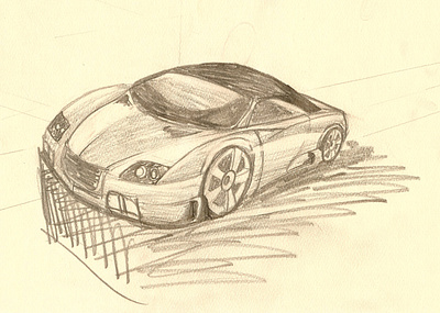 sketch-sports-car