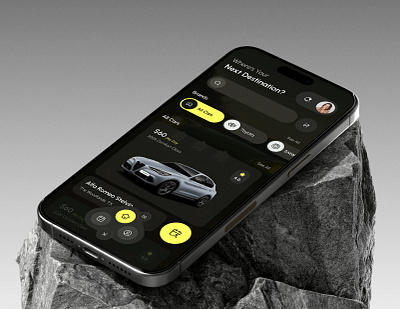 Mobile Application For Car Rental Service app design branding design mobile app ui