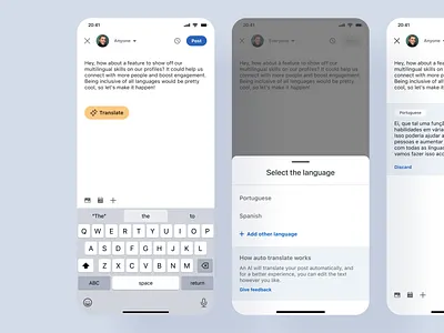 Unecessary features: multilingual language translation concept app design digital product ui ui design ux design