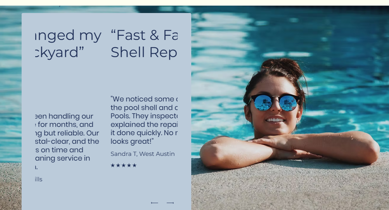 Ohana Pools branding logo web design