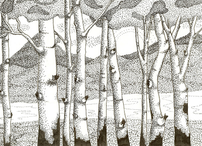 birch-in-dots