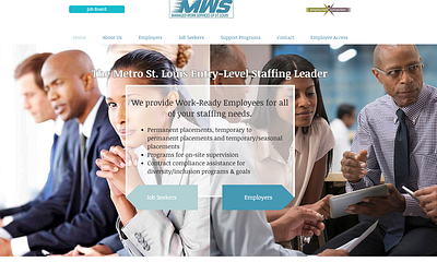 Managed Work Services branding logo