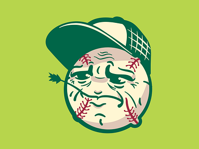 Farm Ball baseball beisbol branding design farm farmer illustration logo mascot milb minor league minor league baseball vector