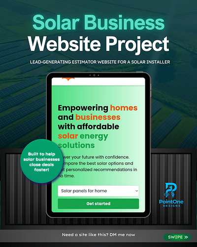 Website for Solar Panel Installer branding businesswebsite digitalbranding freelancedeveloper freelancewebdeveloper nigeriabusiness nigeriadesign solarcompany solarinstaller solarwebsite uiuxdesign webdesign webdesignnigeria webdev websitedesign