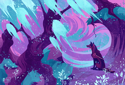 dreamy sky animal art book illustration fantasy art illustration picture book