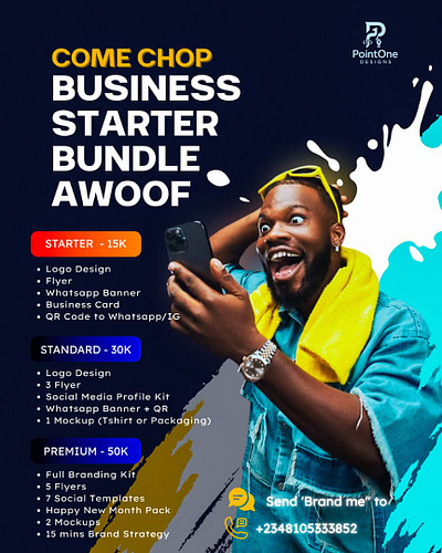 Business Starter Bundle – Branding Kit for New Businesses brand identity branding branding kit business card logo design marketing design naija business nigeria designer small business social media kit startup branding startup bundle