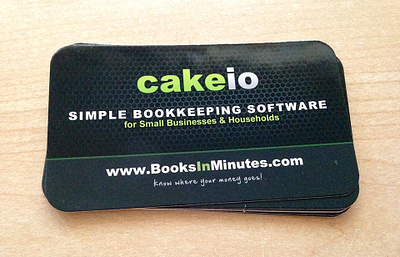 cakeio business cards graphic design