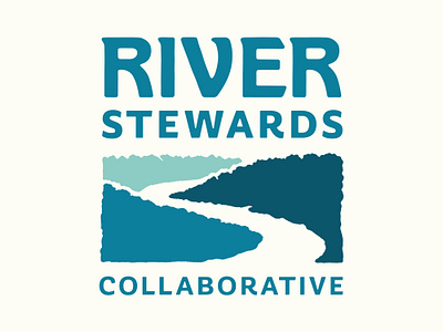 River Stewards Logo Concept conservation creek environment nature organization outdoors preservation recreation restoration river stream