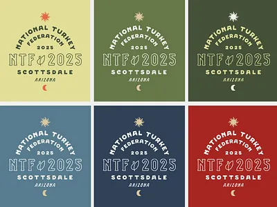 Convention Branding 2025 // National Turkey Federation art direction brand design branding color palette conference conference branding convention branding convention logo design designer freelance designer freelancer graphic design logo typographic mark typography