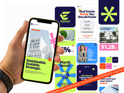 Real Estate Social Media Design brand brand guidelines brand identity branding design feeds graphic design identity illustration instagram instagram templates logo marketing poster posts real estate post social media social media post visual branding visual identity