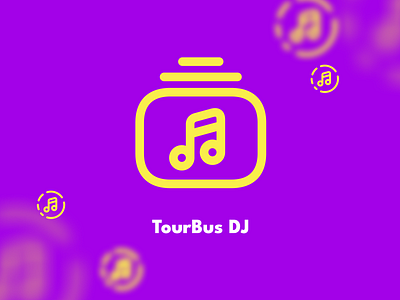 Music Player - TourBus DJ #DailyUI 009 app branding design graphic design logo typography ui ux