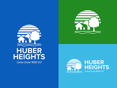 City of Huber Heights - Brand Refresh brand design brand identity brand identity design brand mark branding city design figma logo logo design logo designer logo icon logomark ohio photoshop place branding town