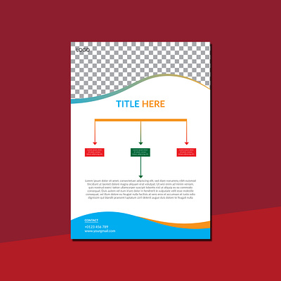 Flayer Templeted New Design brochure business company flyer graphic design mongolhor mrdesigner00 official trending work design