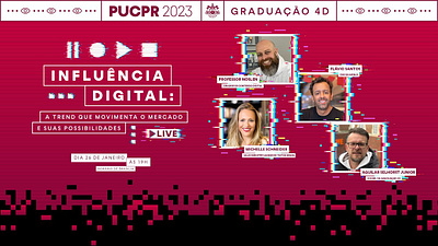PUC-PR | Social Media - Lançamento Graduação 4D