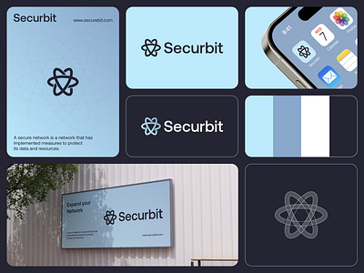 Securbit - Logo Design Concept brand identity branding concept connect design designer portfolio logo logo designer modern network orbit planet saas safety secure security sheild tech universe