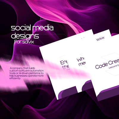 SOCIAL MEDIA DESIGNS branding graphic design