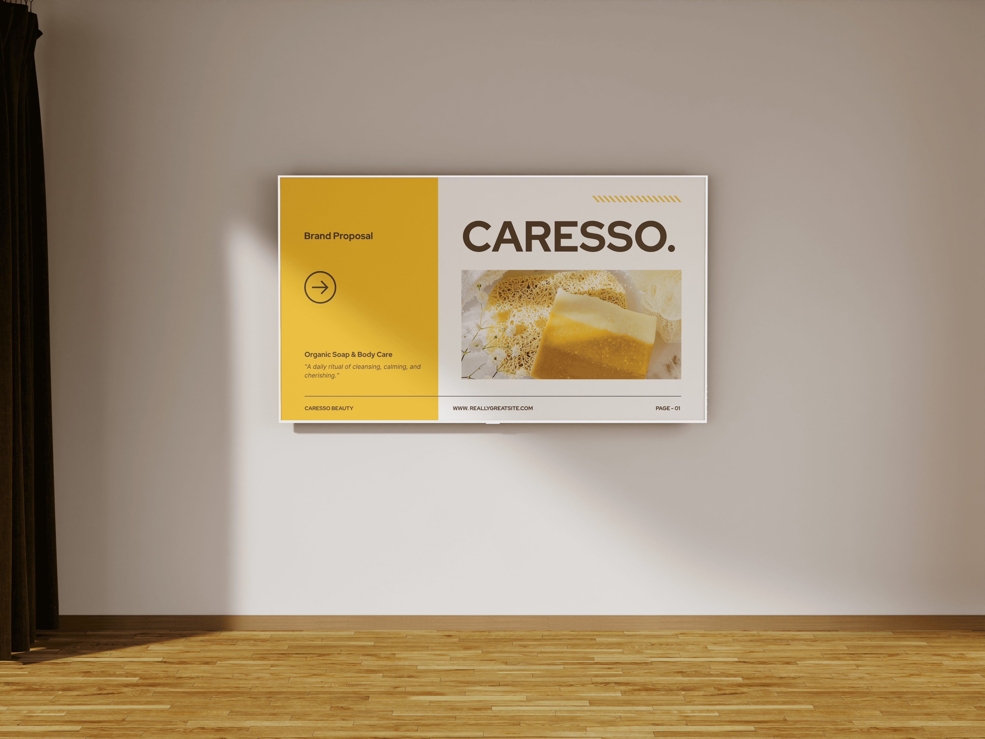 Yellow White Modern Brand Proposal agency brand brand identity branding business business proposal company corporate creative brief dashboard deck event presentation marketing meeting presentation pitch pitch deck profile promotional presentation strategy yellow white