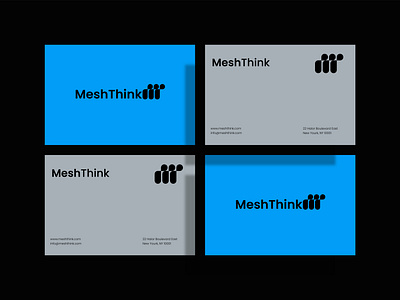 MeshThink brand Identity for IT consulting firm branding clean minimal logo it consulting logo logo logo for it firm logodesign saas logo software company logo