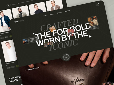 The Armoire - Men's Fashion E-commerce Exploration cleandesign cleanui clothingbrand creativedesign design designinspiration ecommercedesign fashionecommerce fashionwebsite figmadesign mensfashion minimaldesign modernui premiumdesign ui uiuxdesign userexperience websitedesign