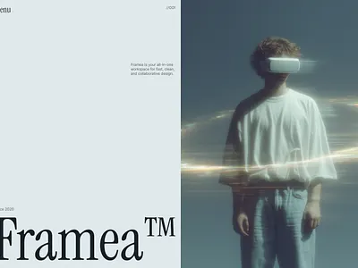 Hero Exploration [02] bold typography hero section minimal minimal design typography ui web design