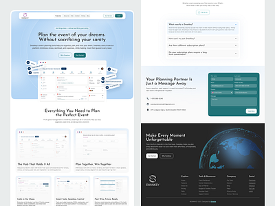 SWANKEY Website Redesign interface product service startup ui ux web website
