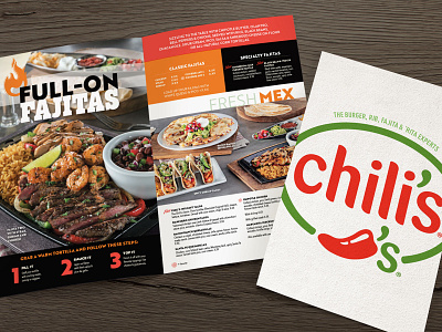 Chilis Global Menu Design brand marketing casual dining design food graphic design menu menu design print restaurant