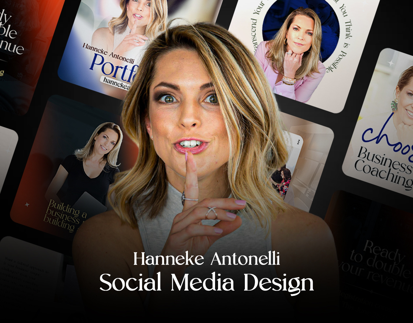 Social Media Design For Coach - Hanneke ad creatives ads design banner branding instagram personal branding personal portfolio post design social media web banner
