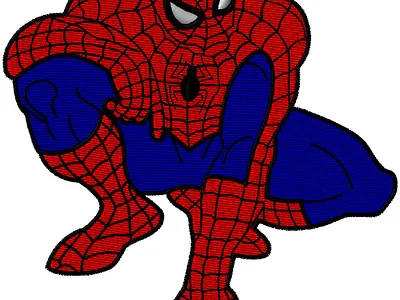 Spider Man Embroidery Digitizing abdul rahim embroidery design embroidery digitizing embroidery logo spider man