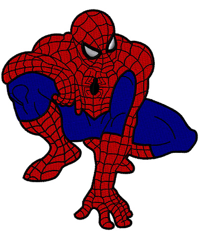 Spider Man Embroidery Digitizing abdul rahim embroidery design embroidery digitizing embroidery logo spider man