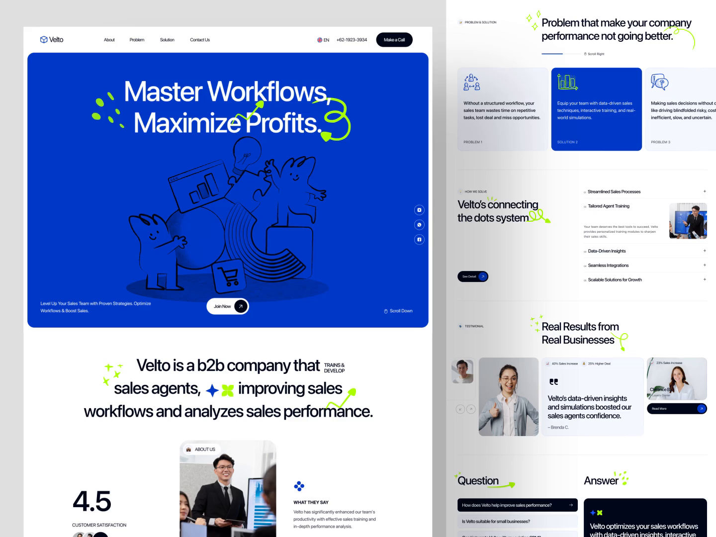 Example of Velto - B2B Platform Website 🔥