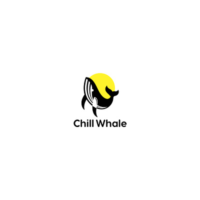 Minimal Whale Logo Design – Chill Whale Branding brand identity branding design design logo flat graphic design illustration logo logo design logos logotype mascot minimal minimal logo minimalist logo modern modern logo simple timeless unique