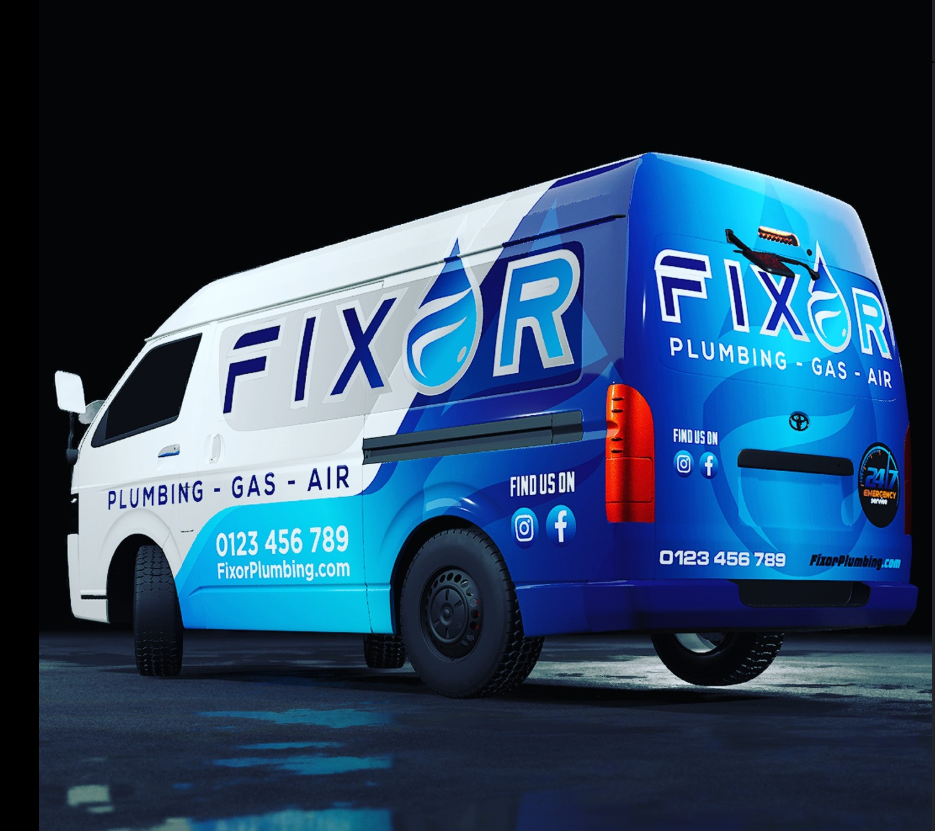 Fixor I Creative Vehicle Wrap car wrap creative vehicle wrap graphic design wrap