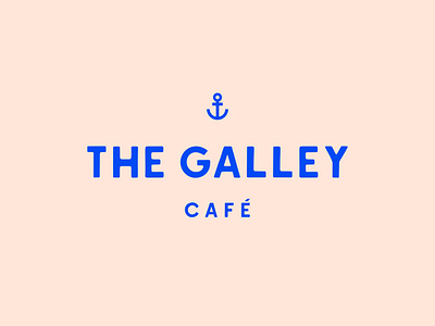 The Galley Café 2d 2d design anchor brand brand design brand identity brand identity design branding design graphic design hospitality logo logo design logomark travel