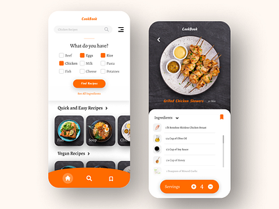 Recipe App app app design app ui design figma food food app mobile mobile app mobile app design mobile design mobile ui mobile ui design recipe ui ui design ui designer us design user interface ux