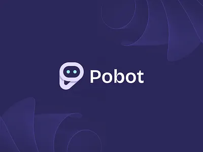 Pobot - Logo Concept for AI bot aibrand brandidentity dribbble iconlogo logodesign modern logo monogramlogo pobot robotlogo techbrand techlogo ui