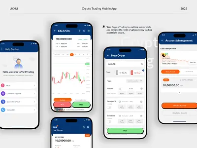 Crypto Trading Mobile App app app design crypto crypto app design crypto mobile app crypto trading mobile app crypto wallet app cryptocurrency mobile app exchange finance mobile design trading app wallet