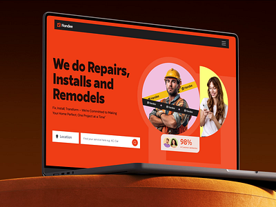 Handee I On Demand Services animation book appointment booking branding cleaning services ecommerce home care home services landing page on demand service on demand website plumber services service service design web