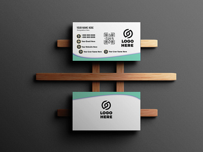 Business Card Design Template branding business card corporate creative design graphic design illustration modern design professional unique design vector